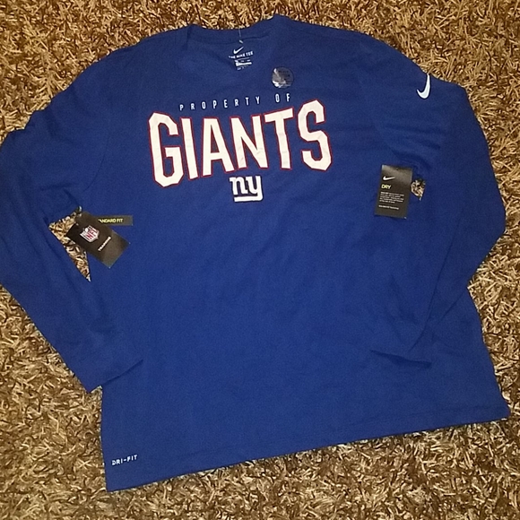 ny giants dri fit shirt